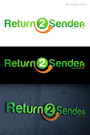Return 2 Sender redesign logo | Logo Design by Designer Hamza