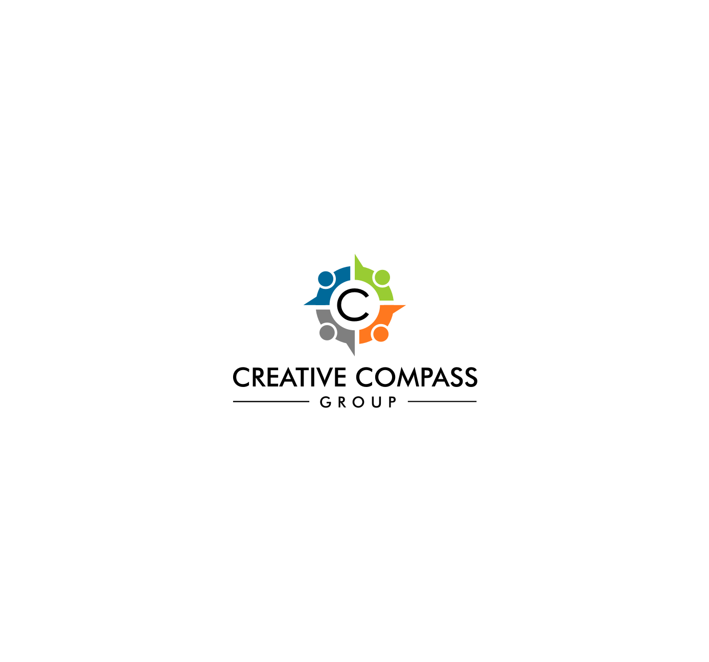 Logo Design by Simple Revi for Creative Compass Group | Design #20844019