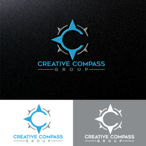 Logo Design by Tonmoyy for Creative Compass Group | Design: #20871282