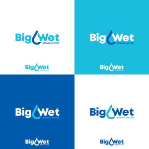 Big Wet Spring Water | Logo Design by tavi
