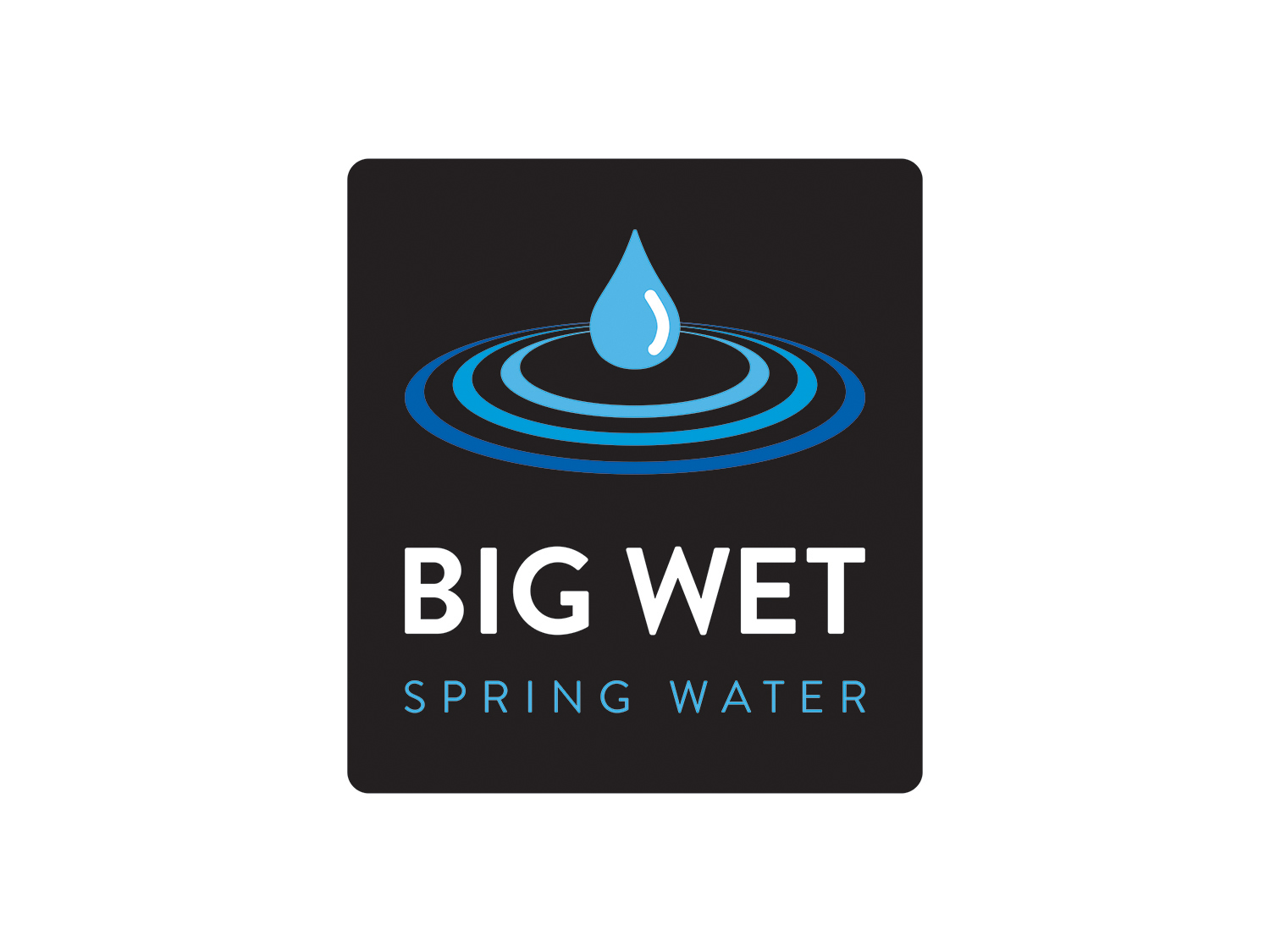 Logo Design by brianritterdesign for Big Wet Spring Water | Design #20883469