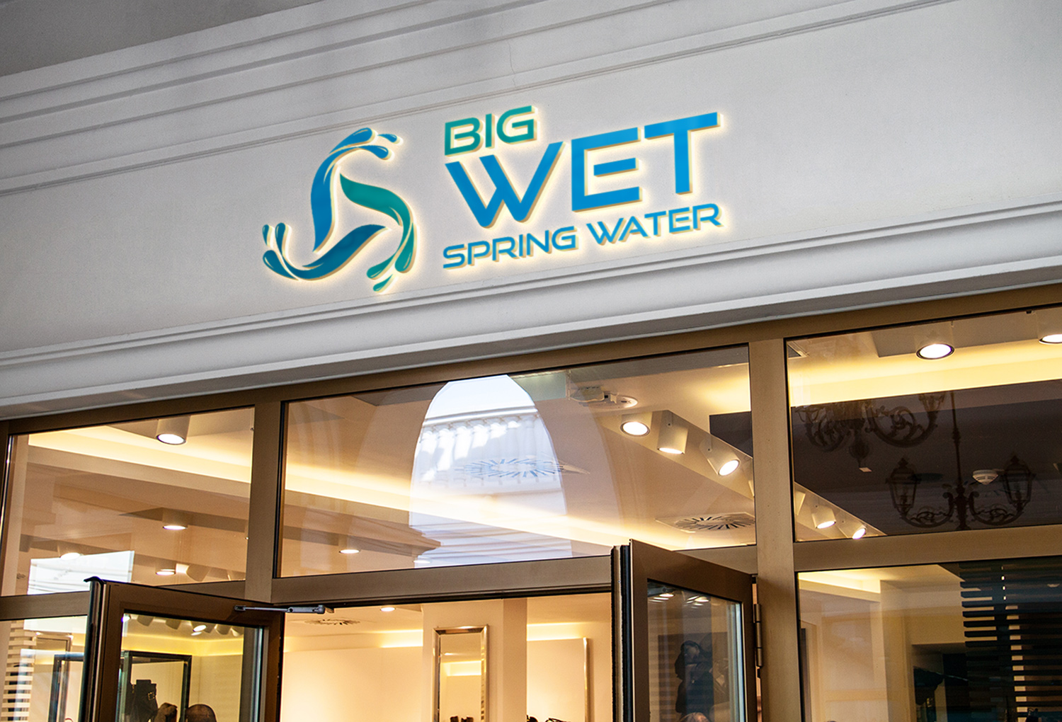 Logo Design by Deziners Zone for Big Wet Spring Water | Design #20840364