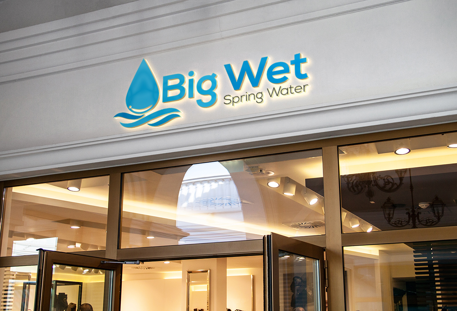 Logo Design by Deziners Zone for Big Wet Spring Water | Design #20840370