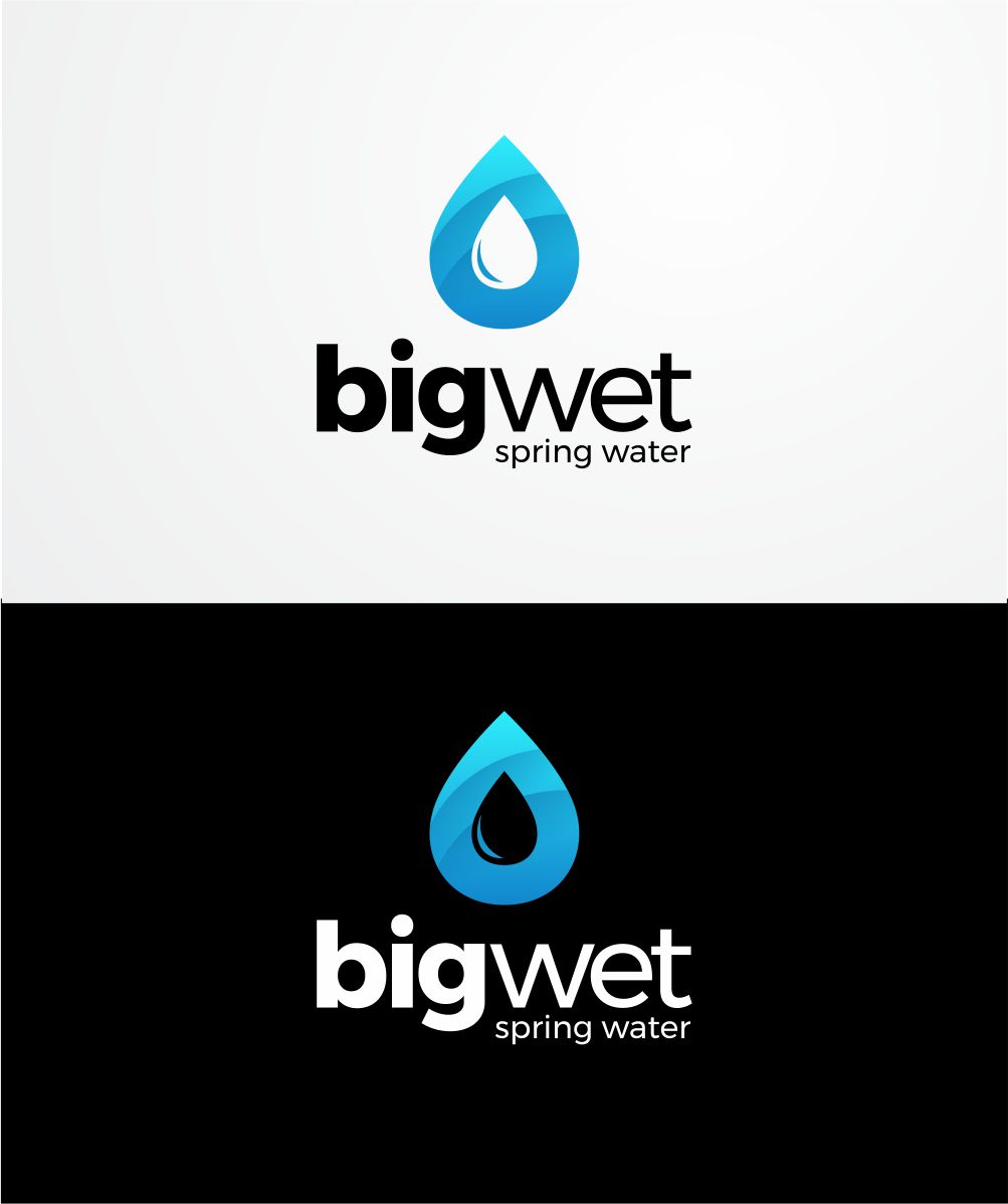 Logo Design by ace_art™ for Big Wet Spring Water | Design #20841596