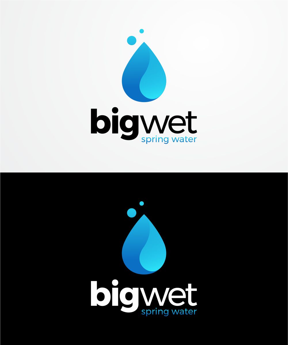 Logo Design by ace_art™ for Big Wet Spring Water | Design #20899440