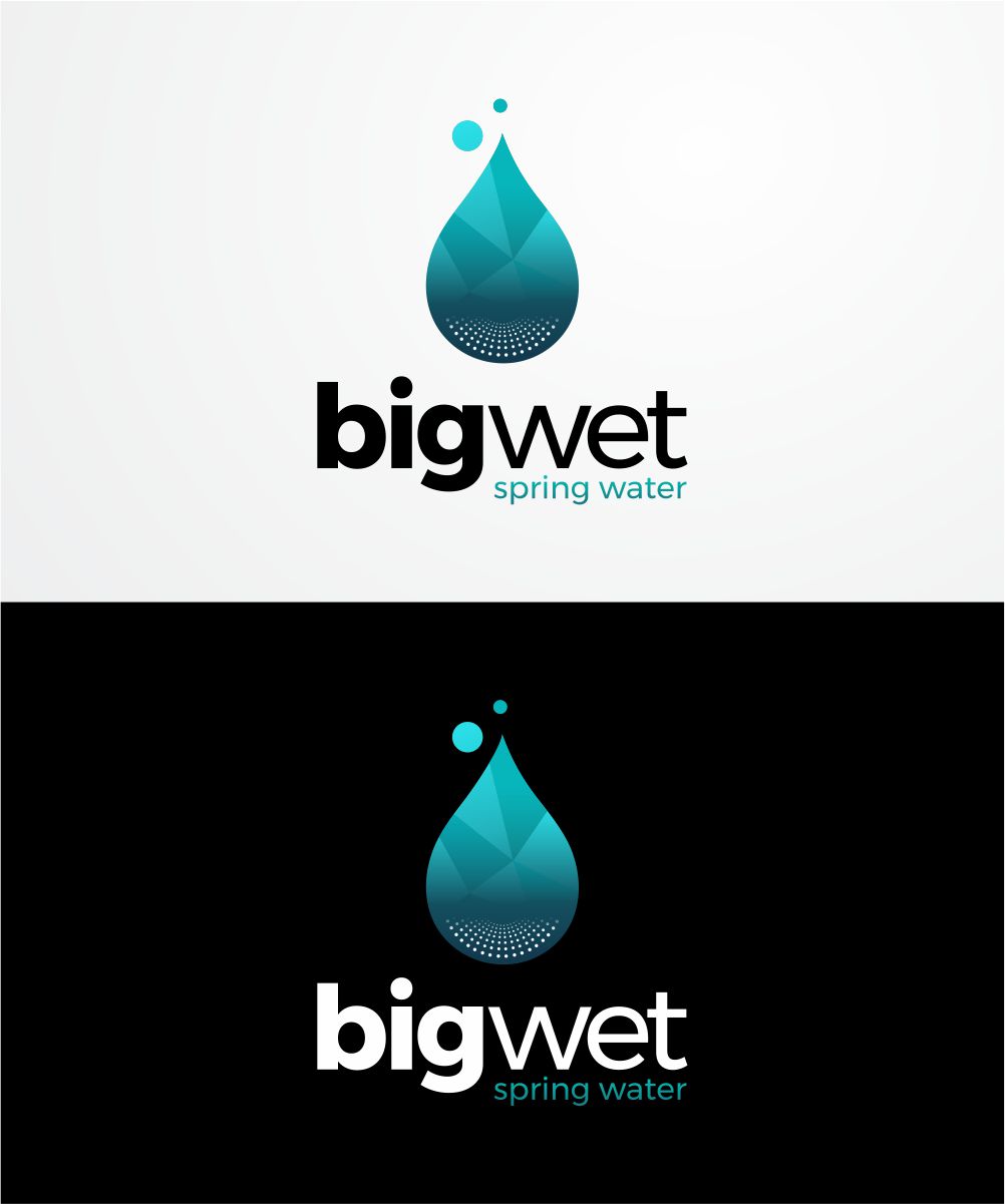 Logo Design by ace_art™ for Big Wet Spring Water | Design #20903604