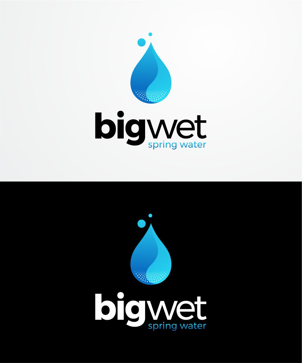Logo Design by ace_art™ for Big Wet Spring Water | Design #20903605