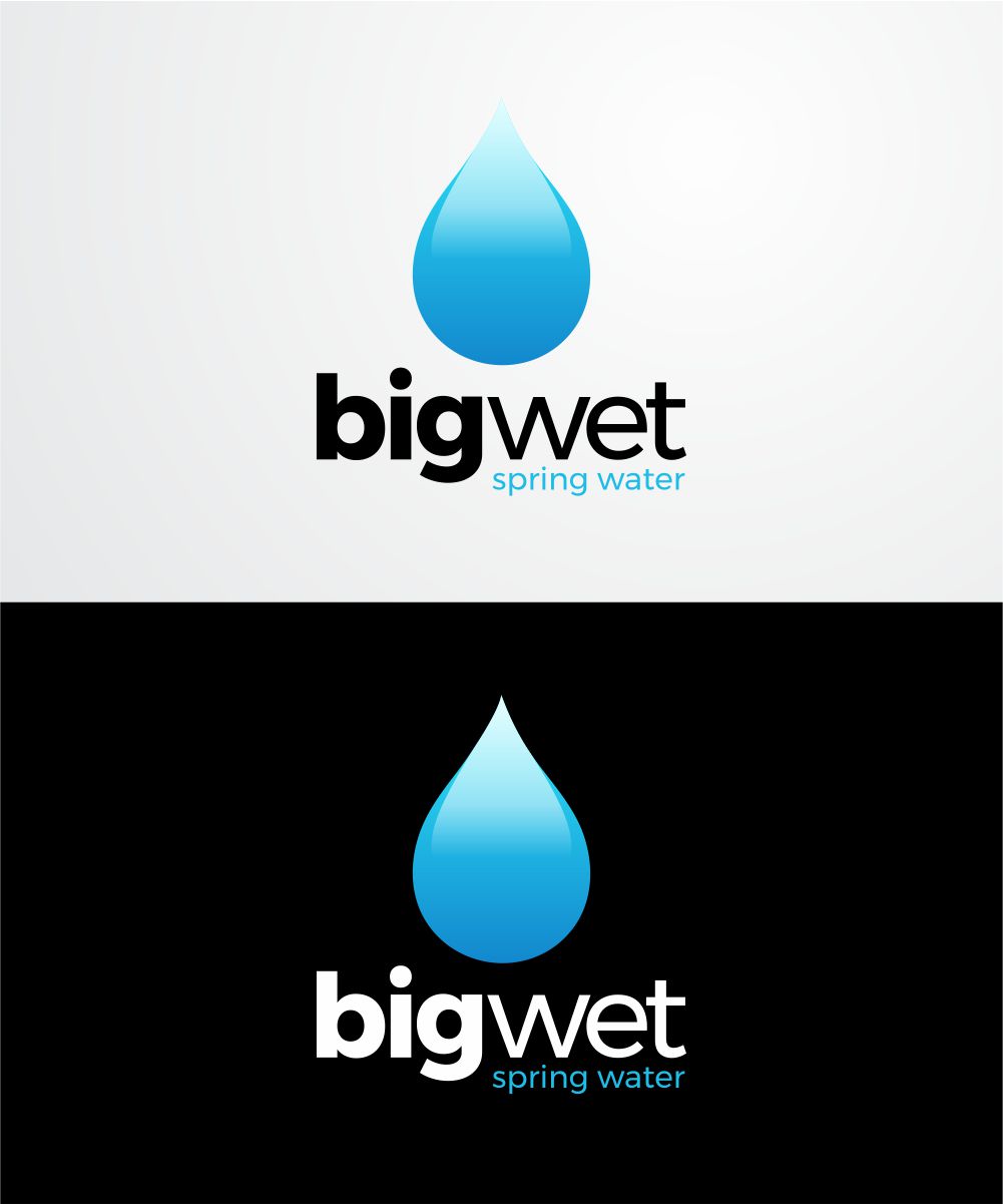 Logo Design by ace_art™ for Big Wet Spring Water | Design #20904691
