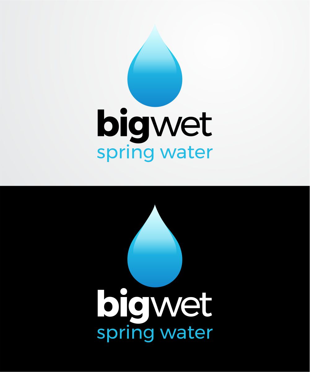 Logo Design by ace_art™ for Big Wet Spring Water | Design #20935811
