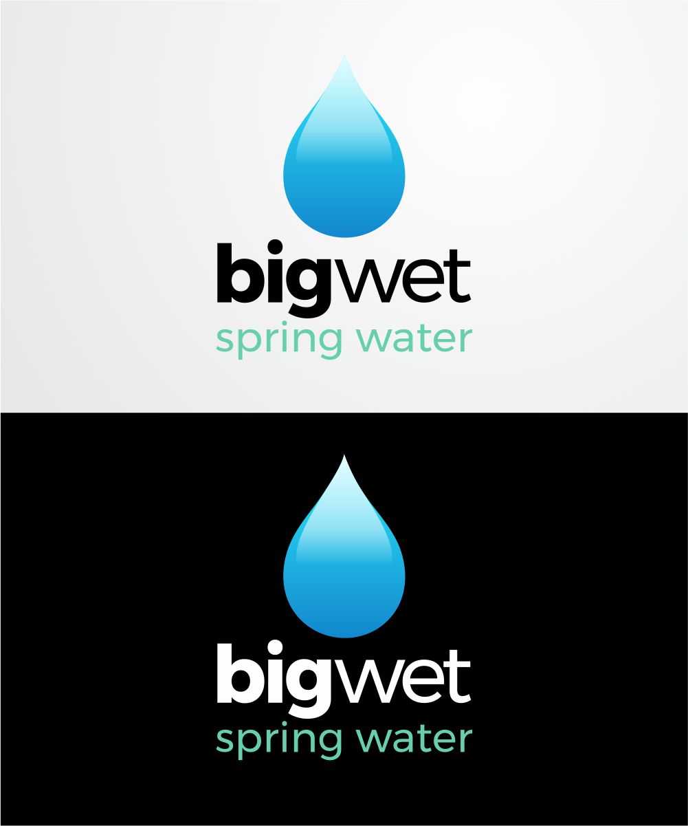 Logo Design by ace_art™ for Big Wet Spring Water | Design #20935812