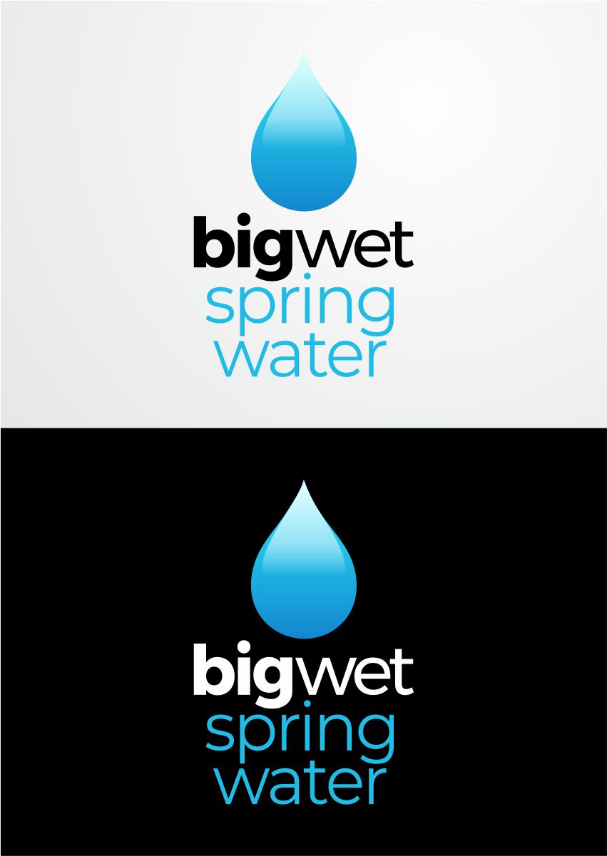 Logo Design by ace_art™ for Big Wet Spring Water | Design #20935816