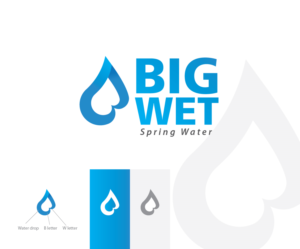 Logo Design by Rawrandrawr for Big Wet Spring Water | Design: #20869049