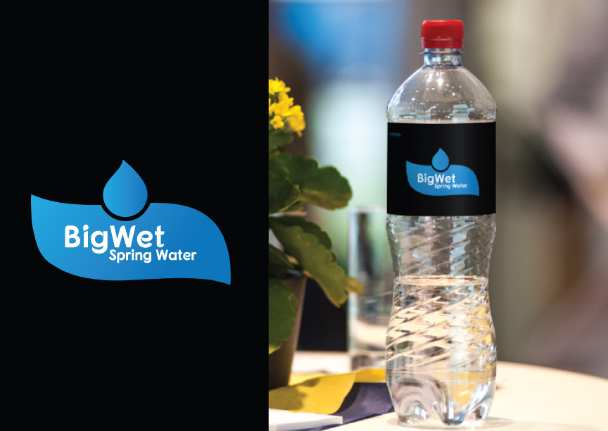 Logo Design by creative ismat for Big Wet Spring Water | Design #20896030