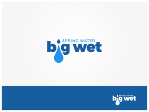 Logo Design by happybrain design for Big Wet Spring Water | Design: #20836196