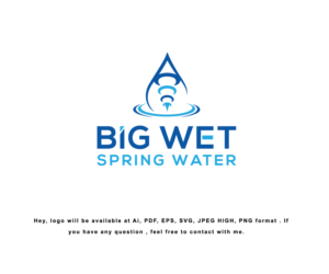Logo Design by Design Solving for Big Wet Spring Water | Design: #20832479