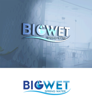 Logo Design by pd graphic 2 for Big Wet Spring Water | Design: #20846197
