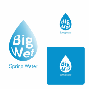 Logo Design by nebula99 for Big Wet Spring Water | Design: #20843954