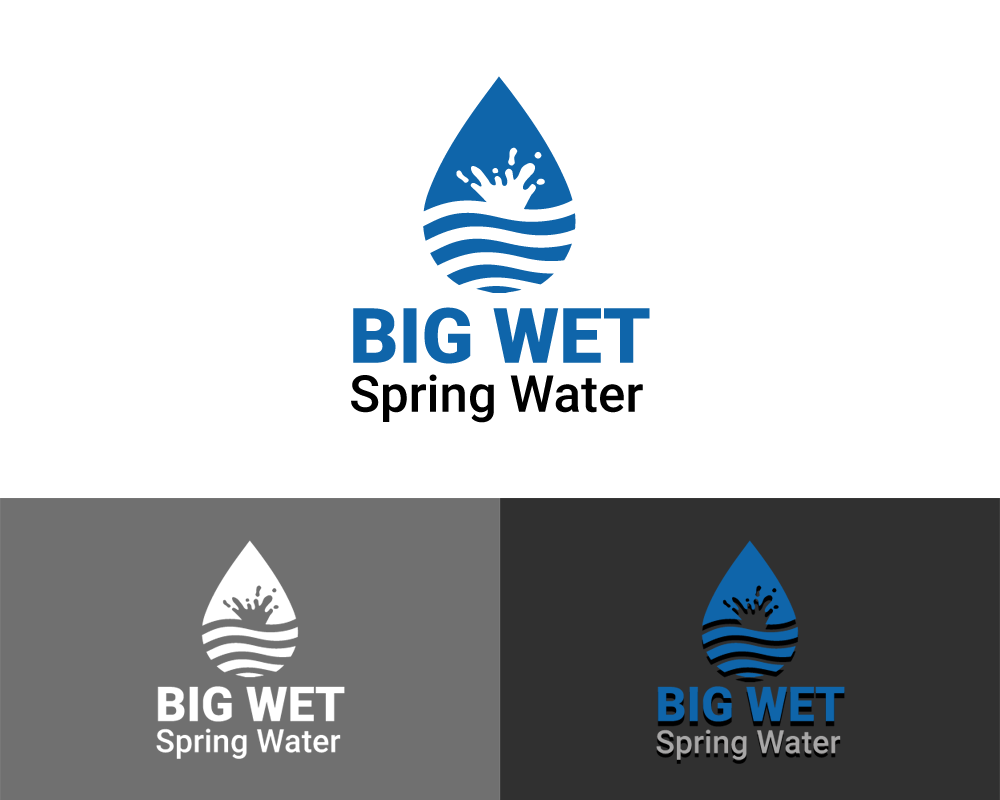 Design de Logo par Dheersingh 2 pour Big Wet Spring Water | Design #20865001