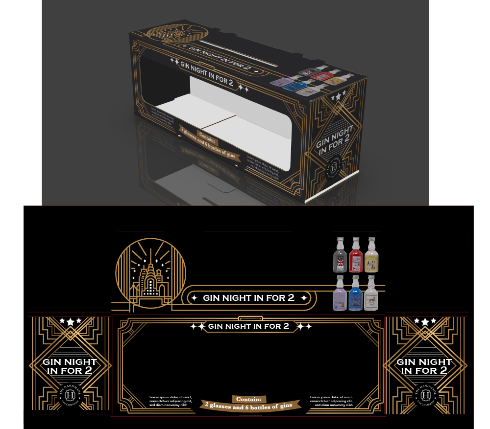 Packaging Design by Jozbel for The Handmade Gin Company | Design #20859393