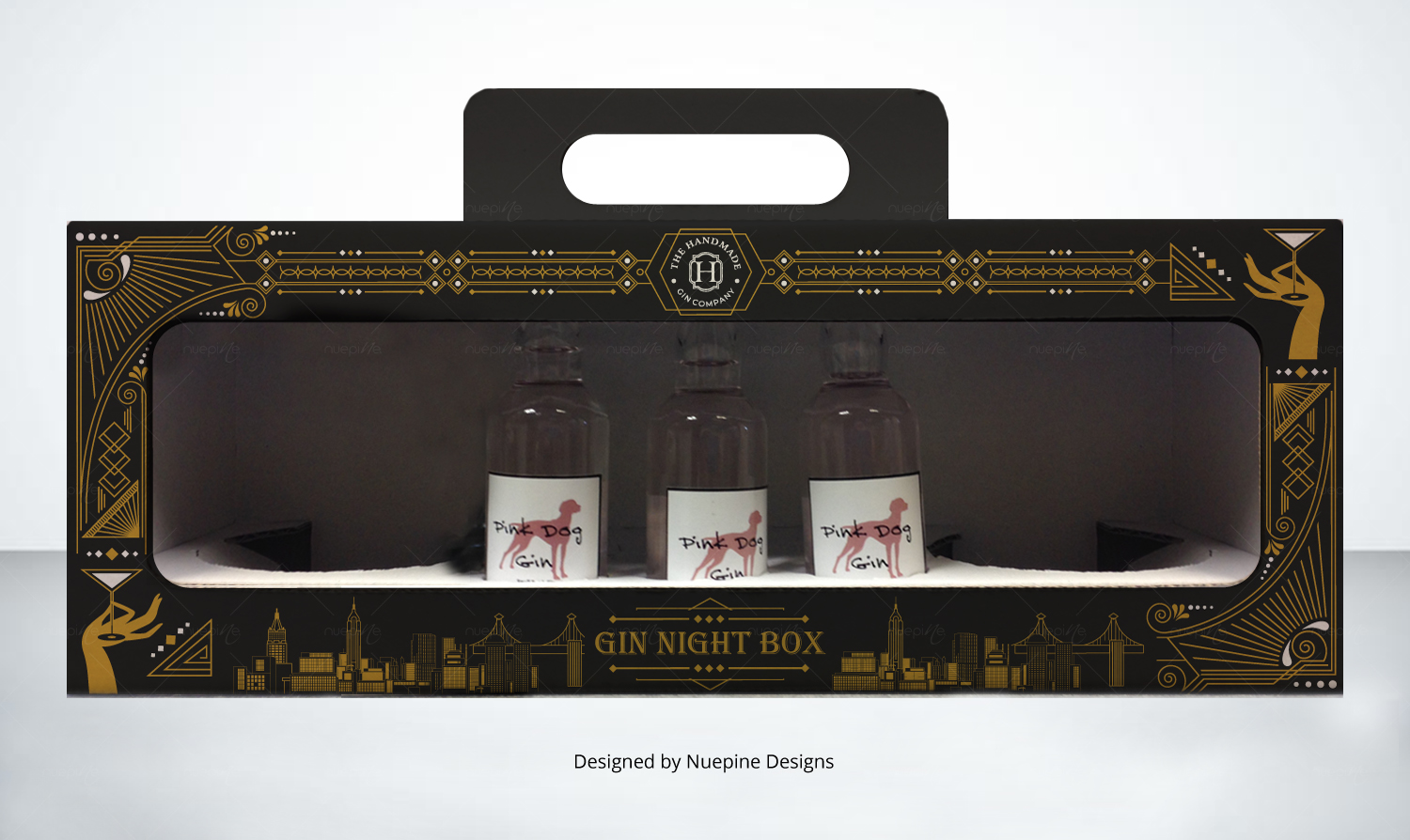 Packaging Design by Nuepine Designs for The Handmade Gin Company | Design #20858263