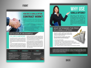 2 Page Business Flyer for Finance Business | Flyer Design by innovative earth