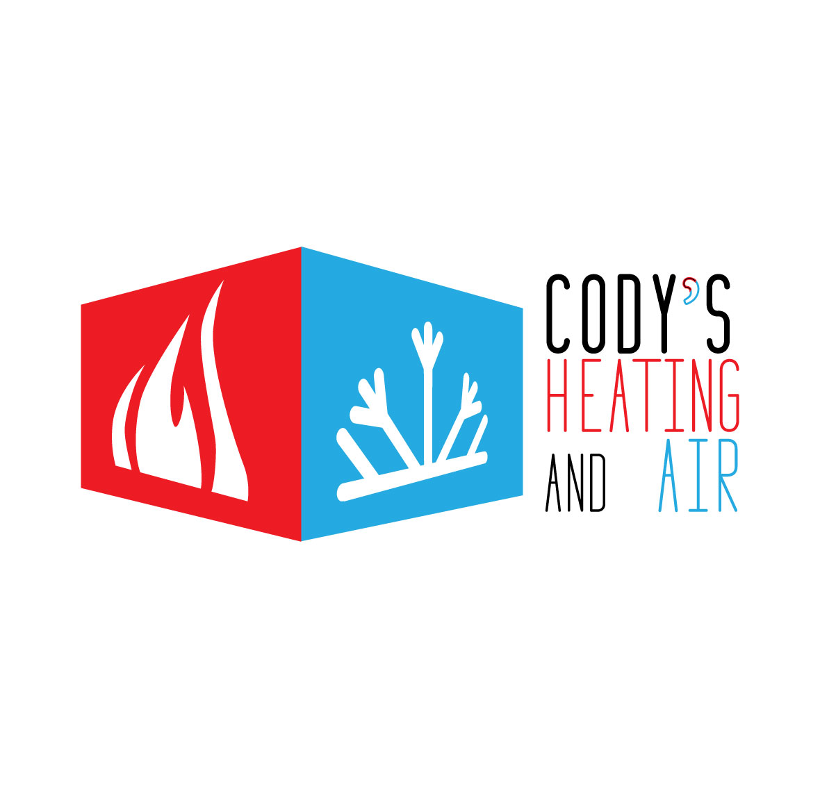 Logo-Design von Hassan Baltistani für Cody's Heating and Air | Design #20912042