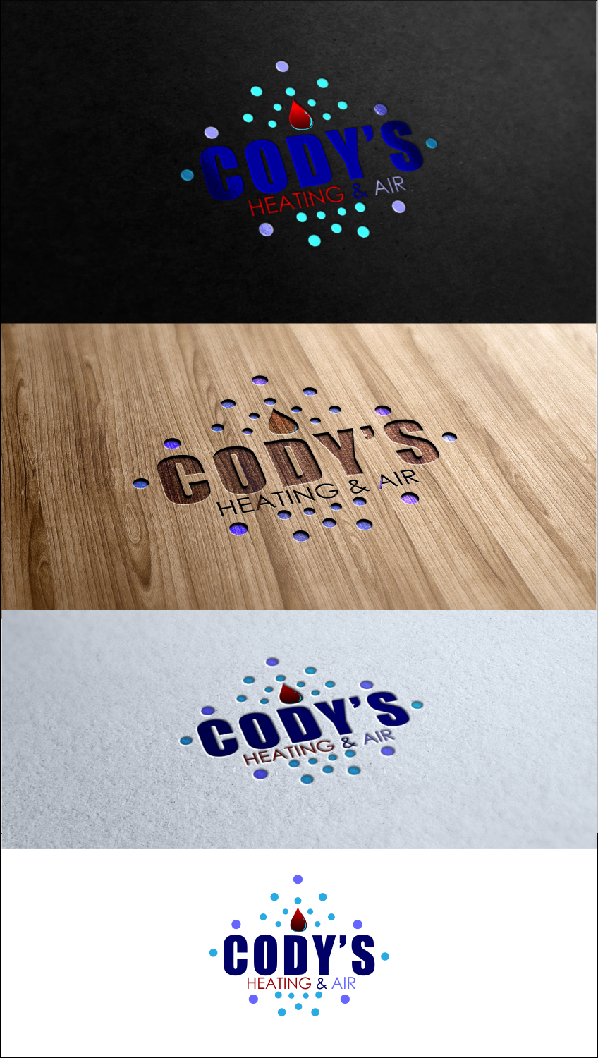 Logo Design by Inspirate.MH for Cody's Heating and Air | Design #20874256