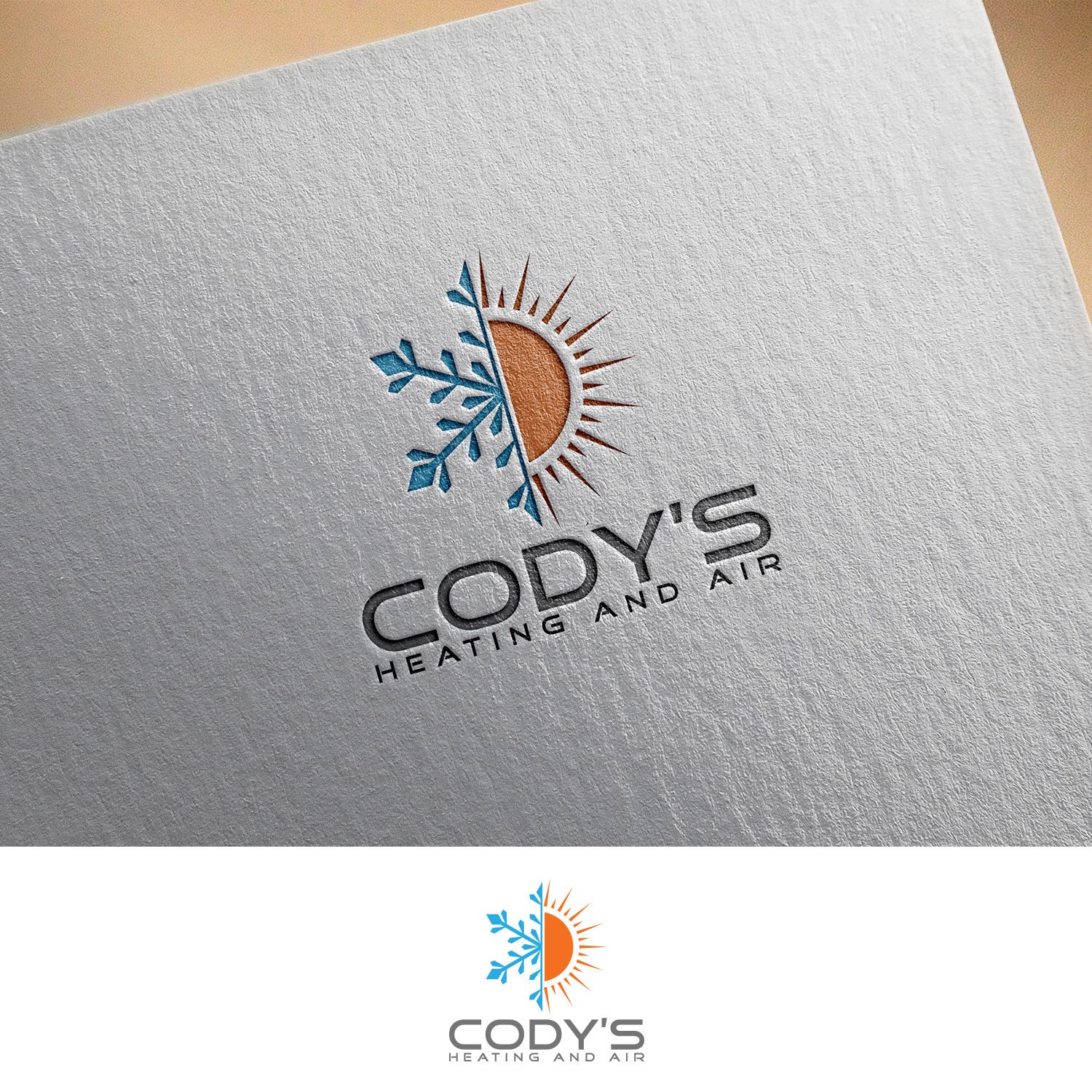 Diseño de Logo por ClearDesign para Cody's Heating and Air | Diseño #20907187