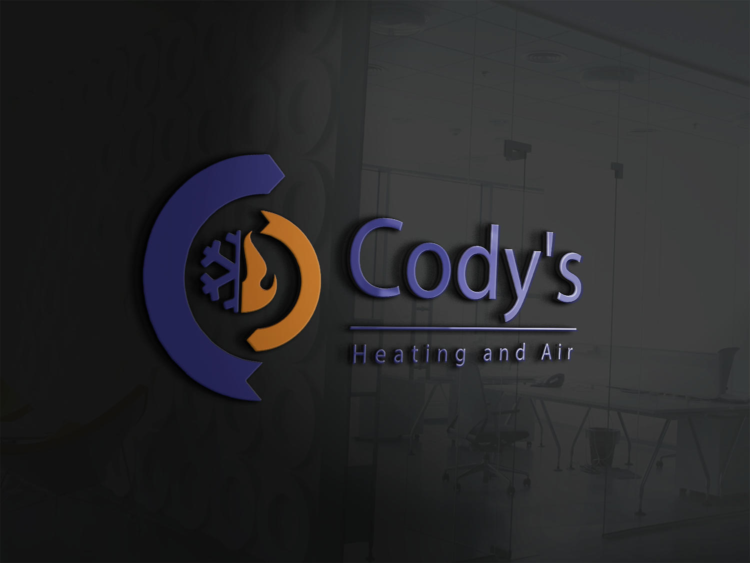 Logo Design by MOMEN ELKASHIF for Cody's Heating and Air | Design #20893654