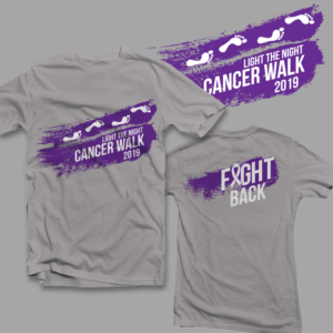 Light The Night Cancer Walk 2019 | T-Shirt-Design von Ngoeg