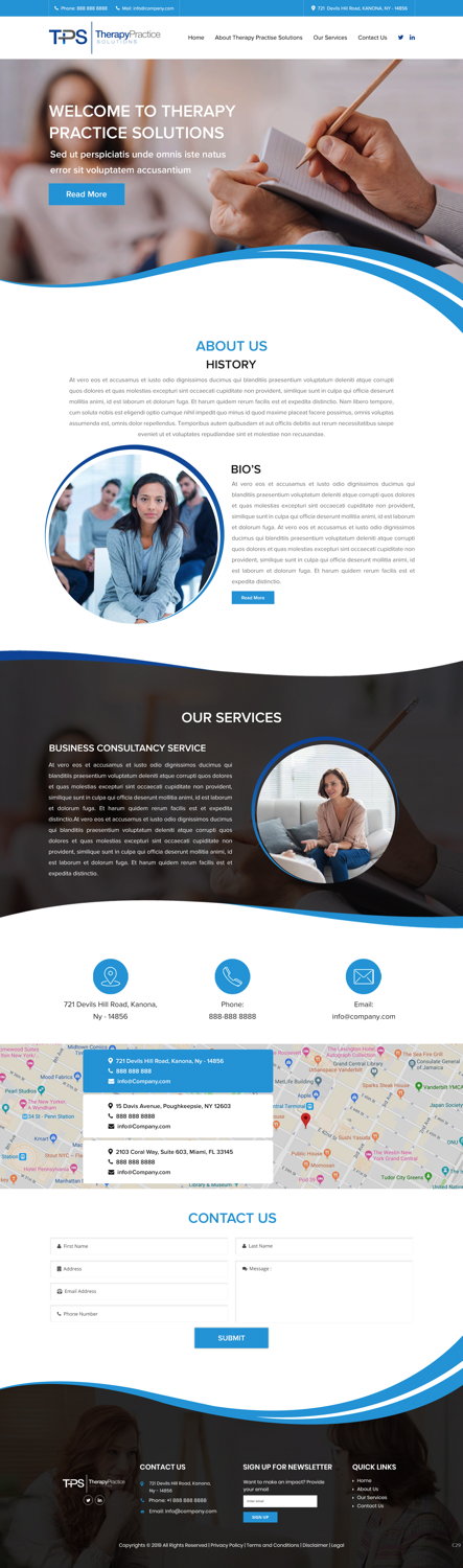 Web Design by pb for East End Web Solutions | Design #20842506