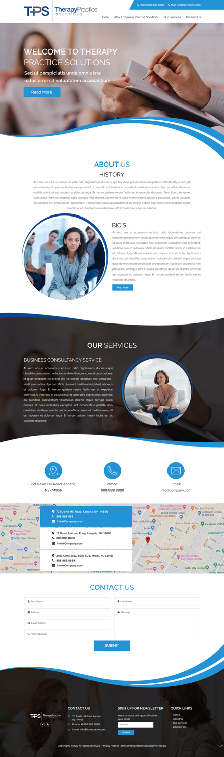 Web Design by pb for East End Web Solutions | Design #20971053