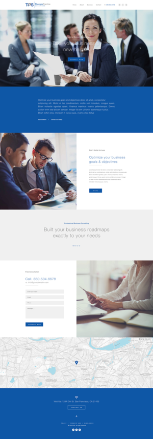 Responsive WordPress website for medical therapy practice consulting business. | Web Design by Ved Web Services