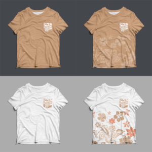 Left Chest Tee Pocket Design | T-shirt Design by Yafi Mridha