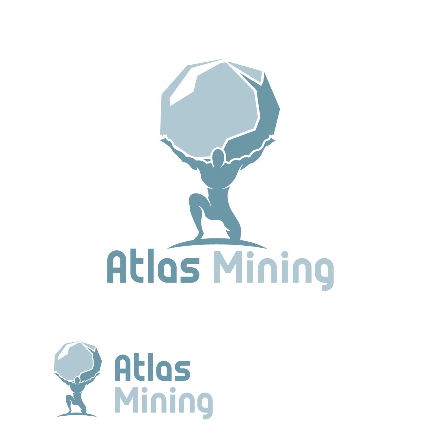 Logo Design by coo.lt for Atlas Mining | Design #20838788