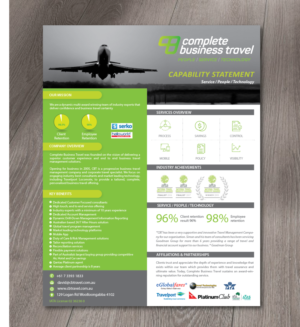 Design de Flyer par alex989 pour Complete business travel  | Design : #20886530