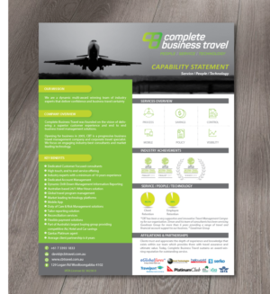 Design de Flyer par alex989 pour Complete business travel  | Design : #20887806