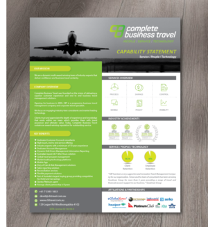 Design de Flyer par alex989 pour Complete business travel  | Design : #20888312