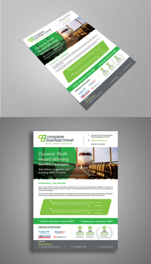 Flyer Design by ecorokerz for Complete business travel  | Design #20837567