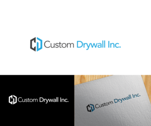 Logo Design by HeroG®APHIX for Custom Drywall Inc. | Design: #20874326