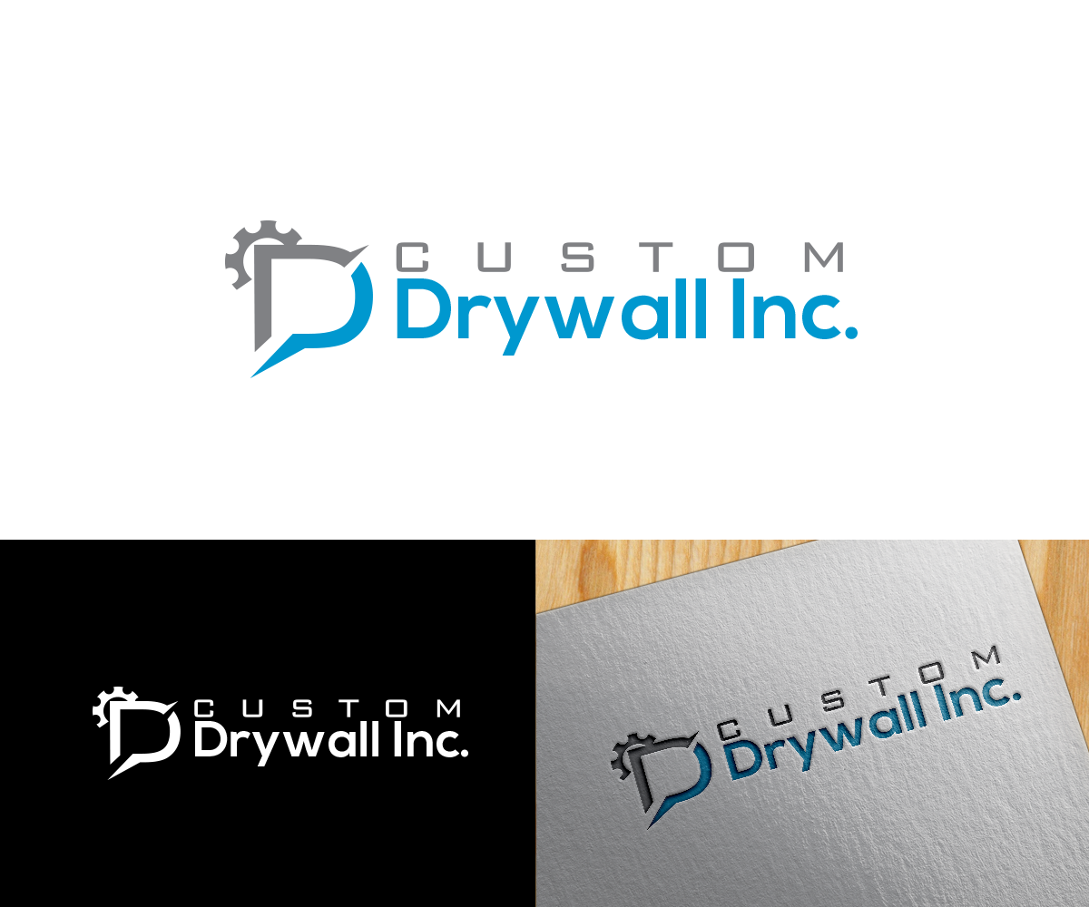 Logo-Design von HeroG®APHIX für Custom Drywall Inc. | Design #20874327