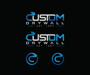 Logo Design by Mario for Custom Drywall Inc. | Design: #20933767