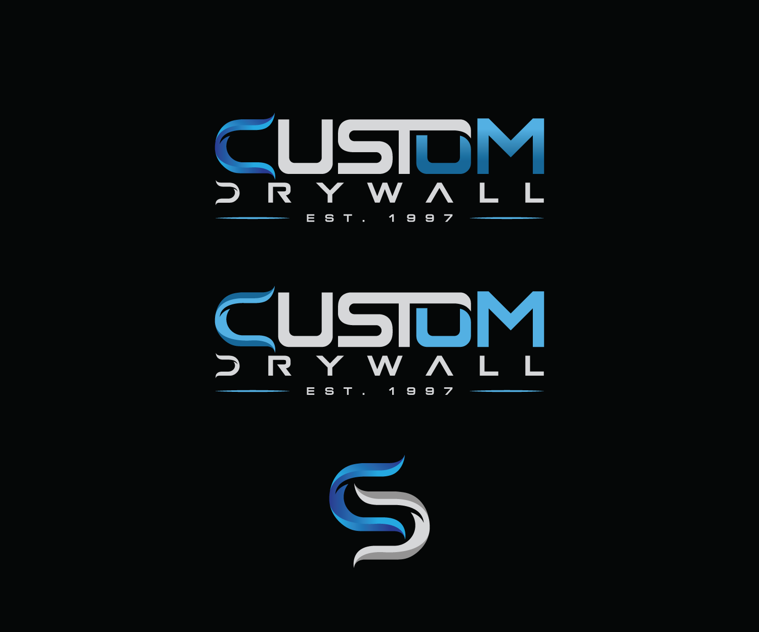 Logo-Design von Mario für Custom Drywall Inc. | Design #20934539