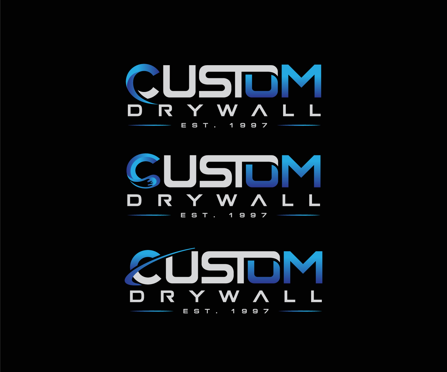 Logo Design by Mario for Custom Drywall Inc. | Design #20942623