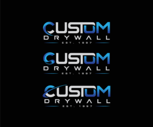 Logo Design by Mario for Custom Drywall Inc. | Design: #20942623