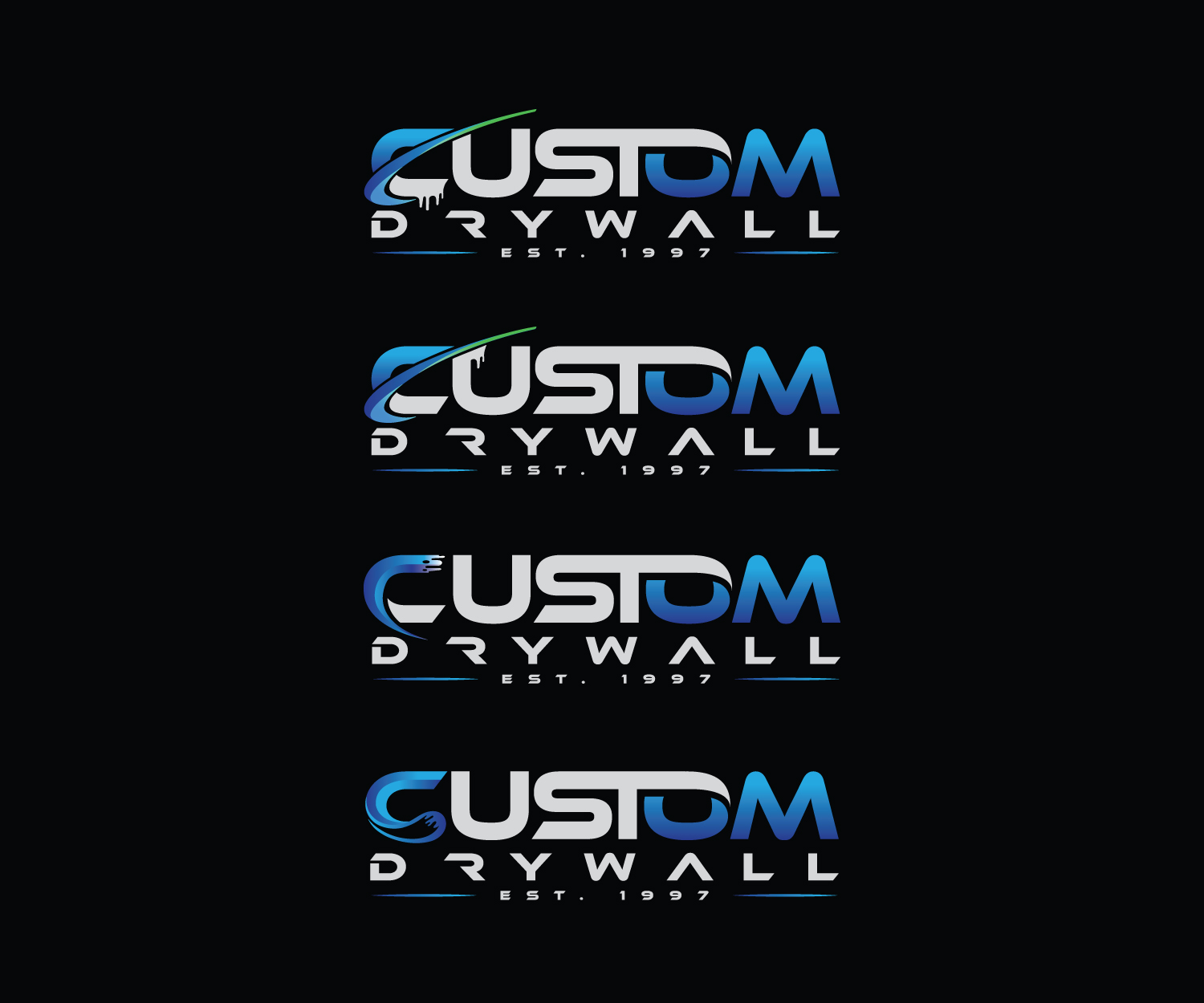 Logo-Design von Mario für Custom Drywall Inc. | Design #20949240