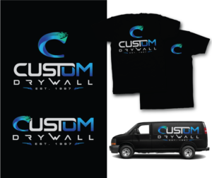 Logo Design by Mario for Custom Drywall Inc. | Design: #21002879