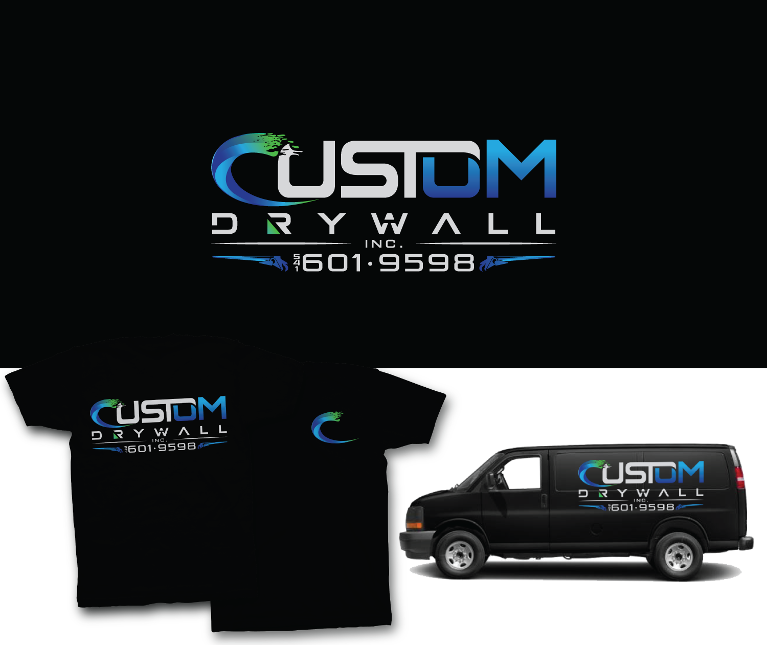 Logo-Design von Mario für Custom Drywall Inc. | Design #21043493