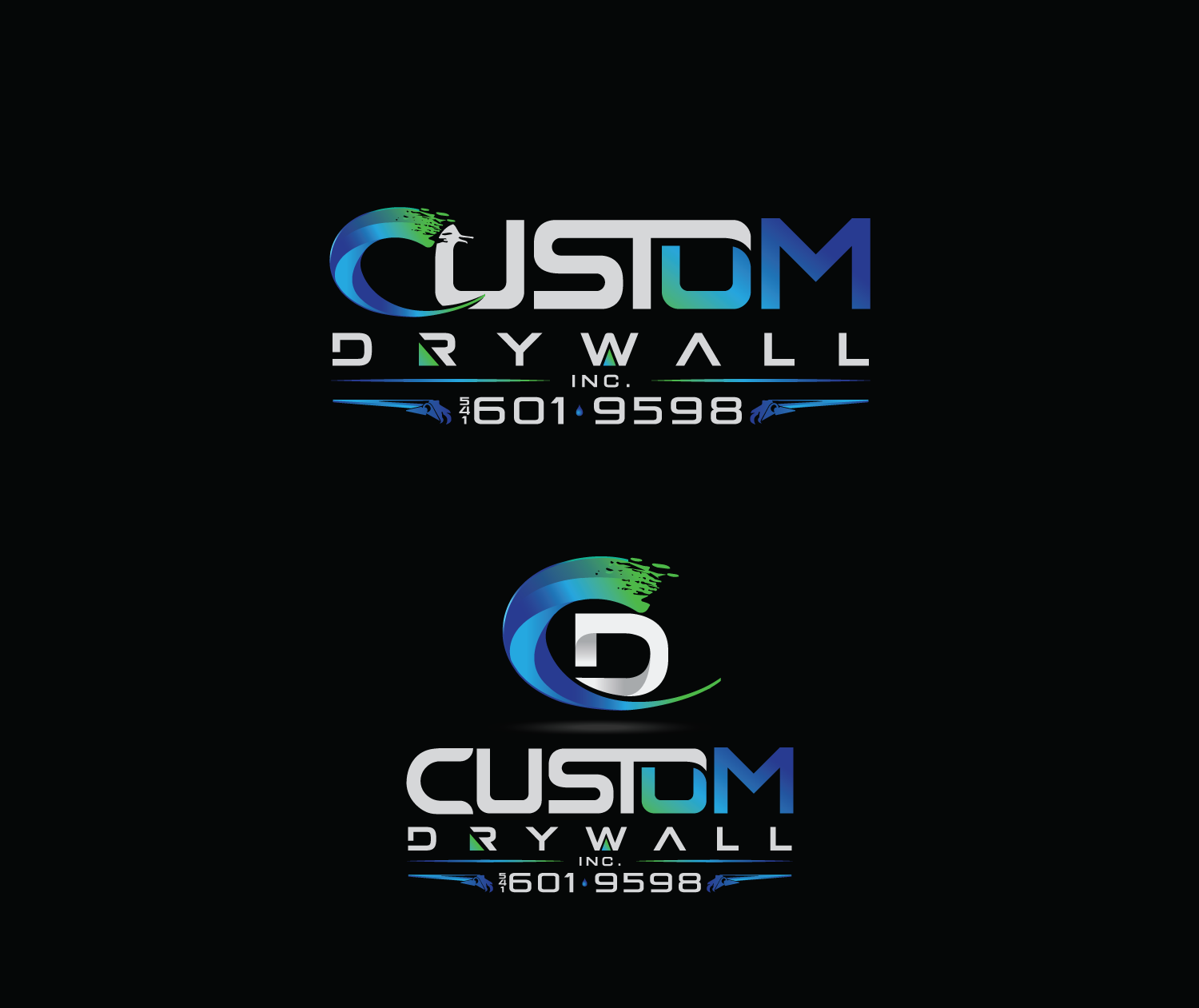 Logo-Design von Mario für Custom Drywall Inc. | Design #21051105