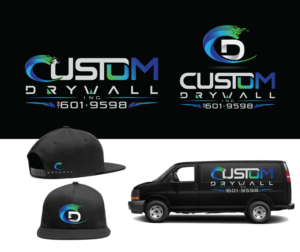 Logo Design by Mario for Custom Drywall Inc. | Design: #21069703
